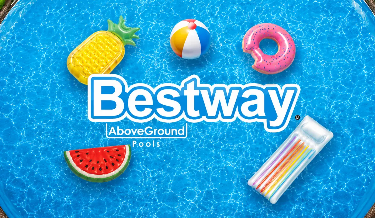 Bestway pools, inflatables and brand logo