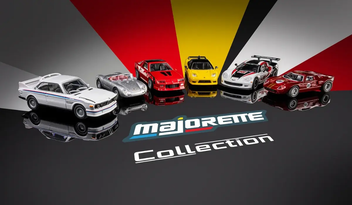 Majorette die-cast vehicles and brand logo